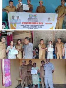 Pemdes Kuwo Tuntaskan Penyaluran BLT Januari Hingga Juni